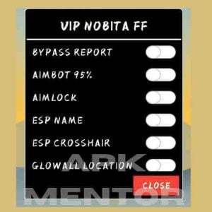 VIP Nobita FF APK Download Free Fire Antiban Injector & Mod Menu