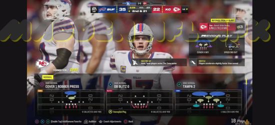 Madden NFL APK Gameplay Screen